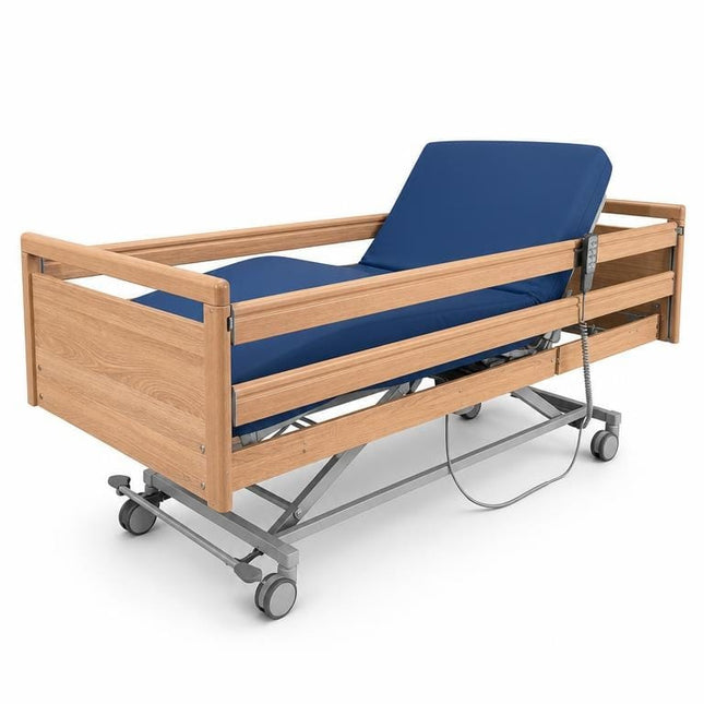 Bock Practico Lie Low 25/80 #87B Elektrisch Hoog-Laag-Laag Thuiszorgbed | Extra Laag | Met Garantie