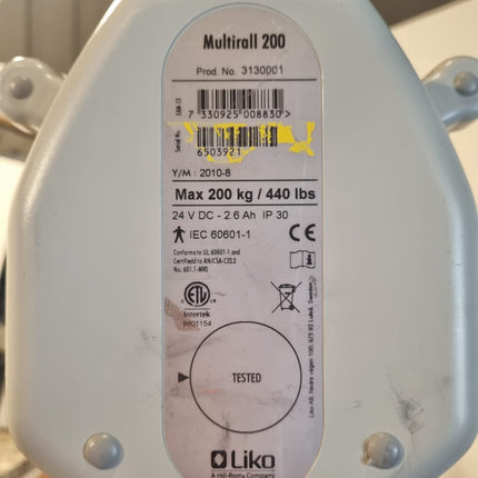 Liko Multirall 200 plafondlift