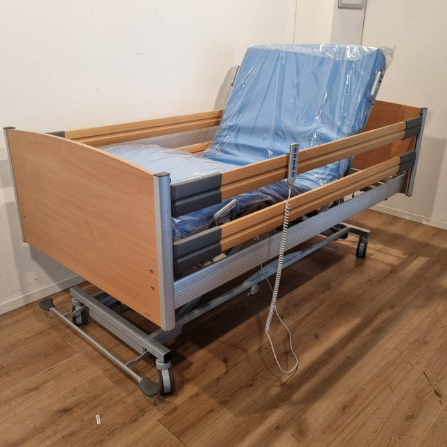 Bock Practico Alu Plus #86B Elektrisch Breed Hoog LAAG-LAAG Thuiszorg-bed