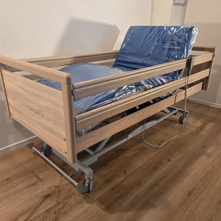 Bock Practico Lie Low 25/80 #87B Elektrisch Hoog-Laag-Laag Thuiszorgbed | Extra Laag | Met Garantie