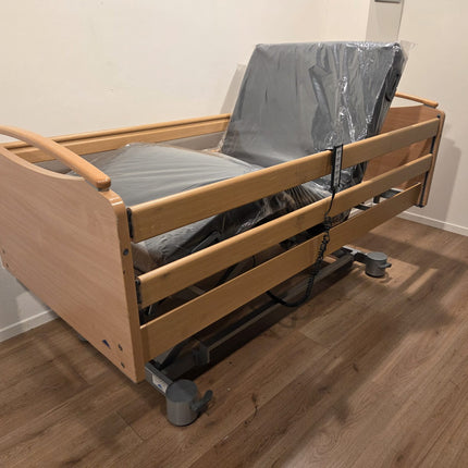 Stiegelmeyer Elvido-Vervo #11J Elektrisch Hoog-Laag Thuiszorgbed | Extra Laag | Met Garantie